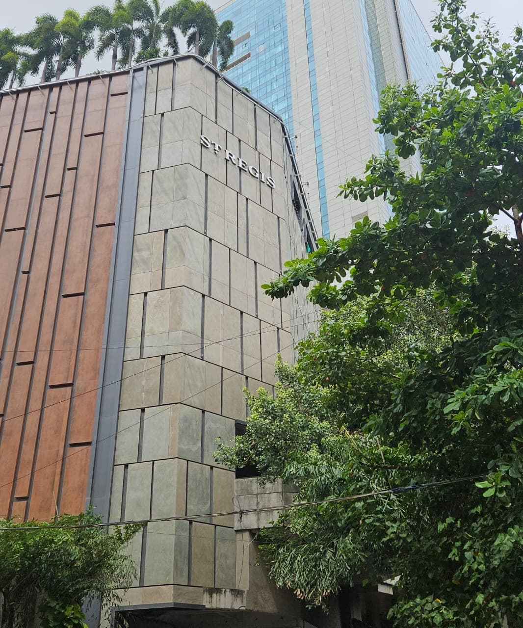 Tranquil room with circular ocean view window